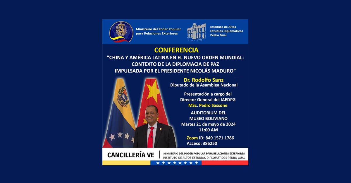 Invitación a Conferencia del Dr. Rodolfo Sanz