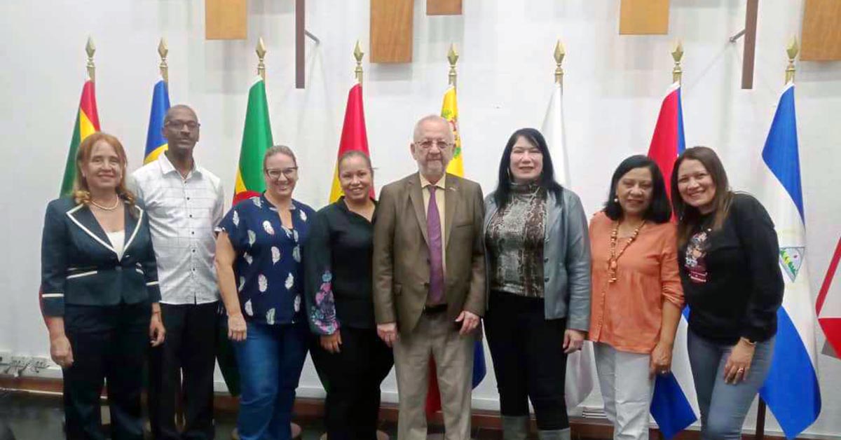 Reunión de coordinación entre el IAEDPG, Banco del ALBA e INCES en materia de enseñanza de idiomas