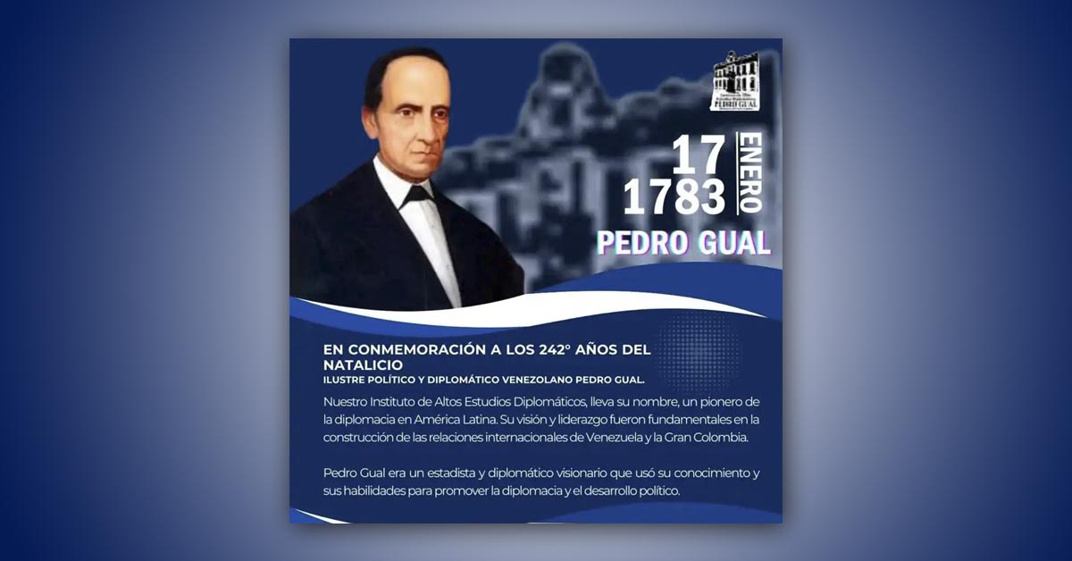 242 años del natalicio de Pedro Gual