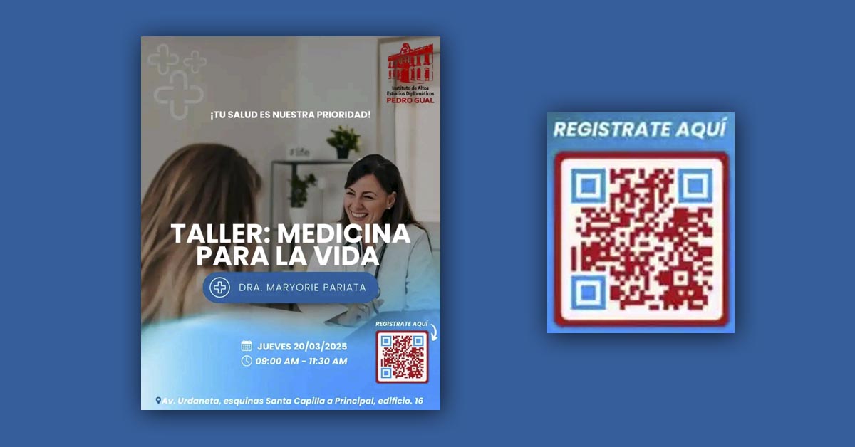 IAEDPG ofrece Taller de Medicina para la Vida