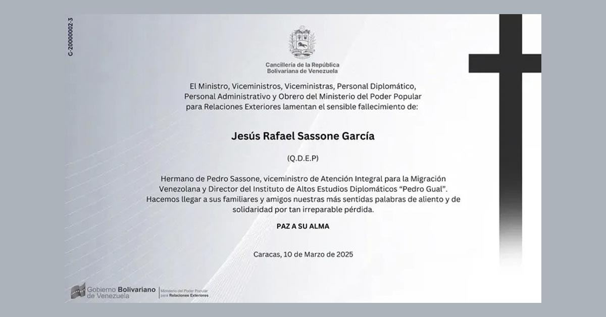 El IAEDPG se une al duelo por el sensible fallecimiento de Jesús Sassone García