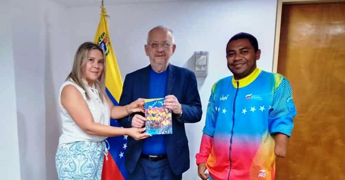 IAEDPG y Comité Paralímpico Venezolano afinan planes para formar a deportistas en el campo diplomático