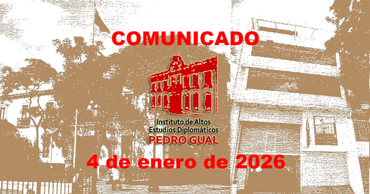 IAED “Pedro Gual” alza su voz ante agresión militar contra Venezuela